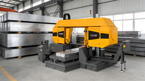 CHINA Competition High speed powerful die steel plate cutting band saw machine